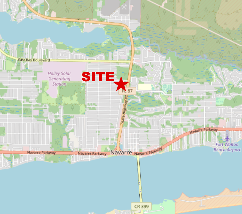 Navarre area map